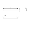 Поставка за кърпи Conca T4499A2 – Ideal Standard 11.1.3.0048 - siko.bg Поставка за кърпи Conca T4499A2 – Ideal Standard 11.1.3.0048 – миниатюра 1